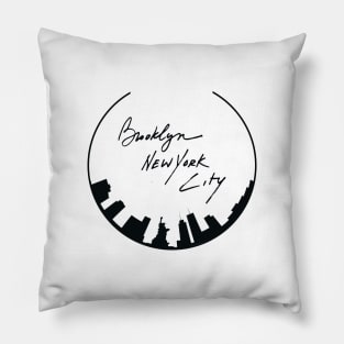 Brooklyn New York City fashion design Pillow