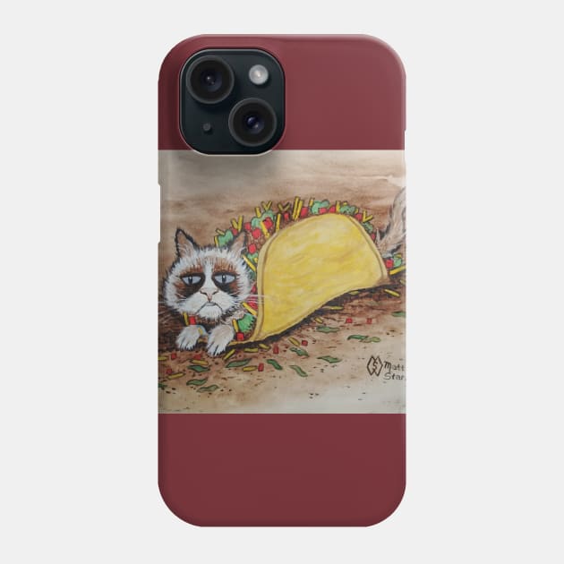 Tacocat Phone Case by Matt Starr Fine Art