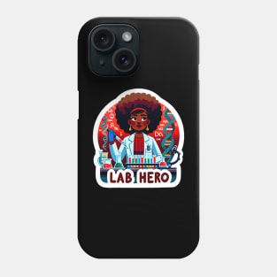 Lab Hero Steminist Power: Celebrating Black Women in Science Phone Case