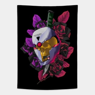 Memento Mori of a Cybernetic Ninja (Alternate) Tapestry