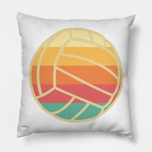 Volleyball Vintage Retro Beach Sunset Vibes Pillow