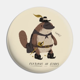platypus in boots Pin