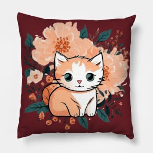 Cute kitten gift ideas Pillow