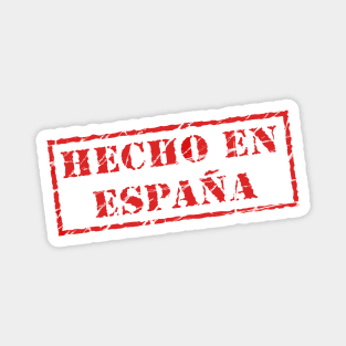 Stamp Made in Spain Magnet