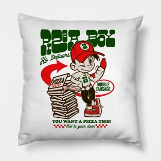 Pizza Boy he Delivers Pillow