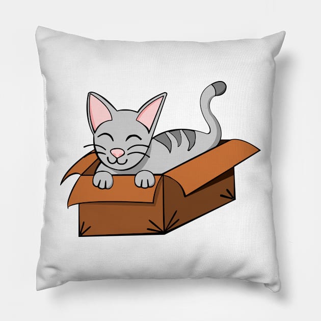 If It Fits I Sits Pillow by traditionation