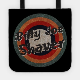 Retro Color Typography Faded Style Billy Joe Shaver Tote