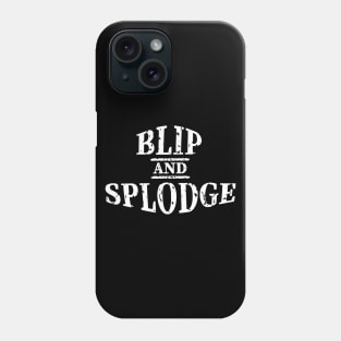 Blip And Splodge Logo Phone Case