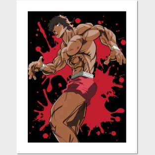 Yujiro Hanma Baki Anime Girl Gift Poster for Sale by Spacefoxart