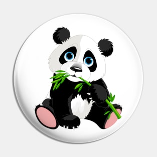 Panda cute funny T-shirt Pin