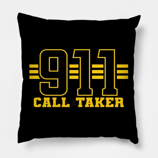First Responder Shirt, 911 Dispatcher Shirt, Thin Gold Line Police Shirt, Dispatch Gifts for CHP Operator, Dispatcher Flag Shirt for Sheriff Pillow by Shirts by Jamie