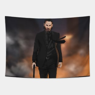 John Wick Vexel Style Tapestry