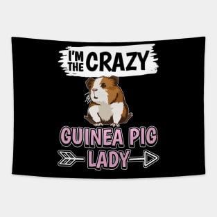 I'm The Crazy Guinea Pig Lady Tapestry