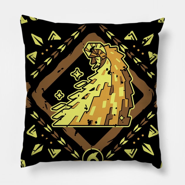 Kulve Taroth Hunters Pillow by Soulkr