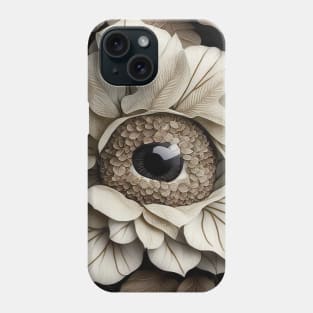 [AI Art] Eye Of Hydrangea, Art Deco Style Phone Case