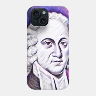 Jonathan Edwards Pink Portrait | Jonathan Edwards Artwork 8 Phone Case