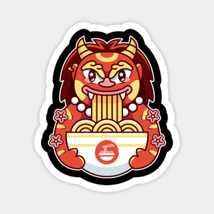 Oni Kawaii Ramen Magnet