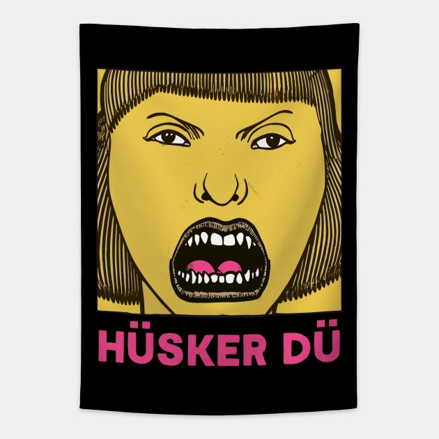 Hüsker Dü ∆ Original Fan Artwork Tapestry by unknown_pleasures