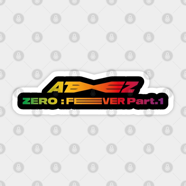 ATEEZ - Zero: Fever Pt.2 KPOP Tag Stickers | Sticker