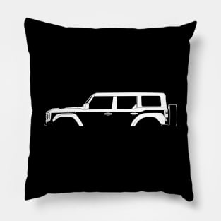 Ford Bronco Raptor (2021) Silhouette Pillow