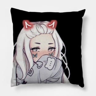 e-girl art Pillow