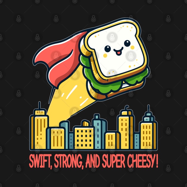 Caped Crusader Sandwich - Grilled Cheese by maknatess