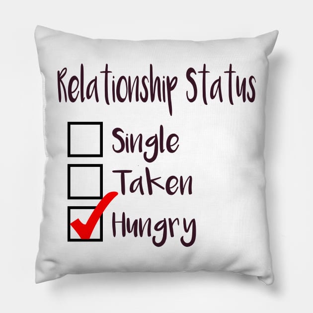 Relationship Status Pillow by ckandrus