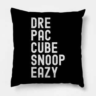 Top Five West Coast 90's Rappers Pillow