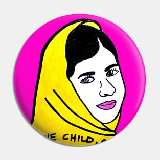 Malala Yousafzai Pin