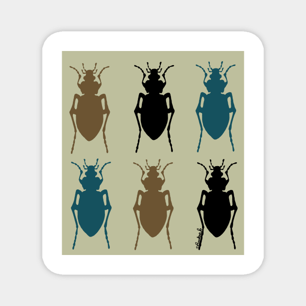 Beetles Magnet by vBookvah