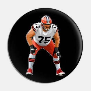 Joel Bitonio #75 Defend Pin