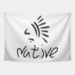 Native Indian Brush Tapestry