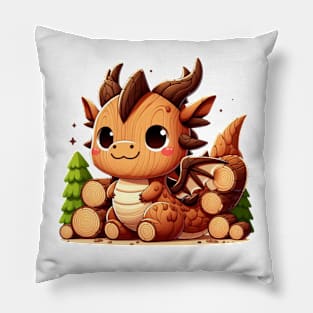 2024 Chinese New Year of the Wood Dragon Pillow