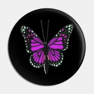 Butterfly 02f, transparent background Pin