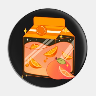 Orange Juice Box Pin