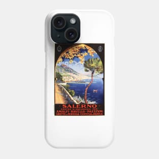 SALERNO Italian Seaside Port City Vintage Italy Travel Phone Case