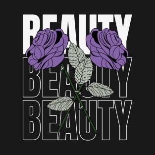 Beauty World | Purple Rose T-Shirt