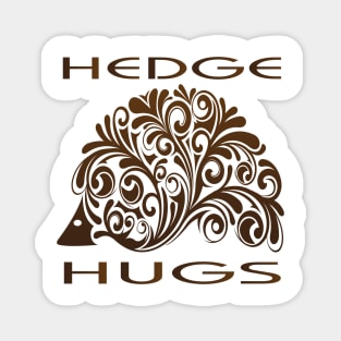 hedge hugs illustrations Magnet