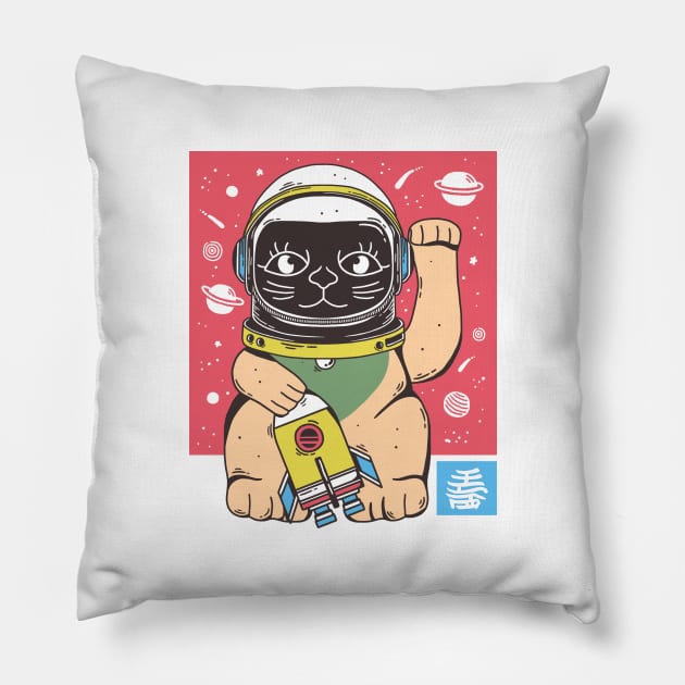 Lucky Space Pillow by prawidana