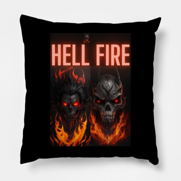 Hellfire Shirt Pillow by MAT JAARAK