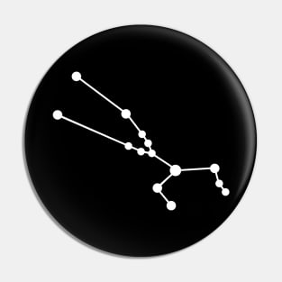 Zodiac Sign Taurus Constellation Pin