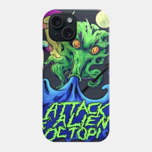 Attack of alien octopi Phone Case