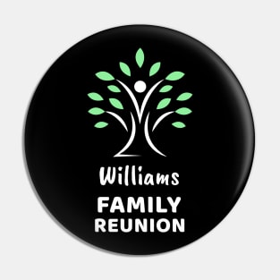 Williams Family Reunion Pin