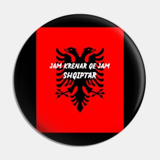 Albanian Eagle Pin