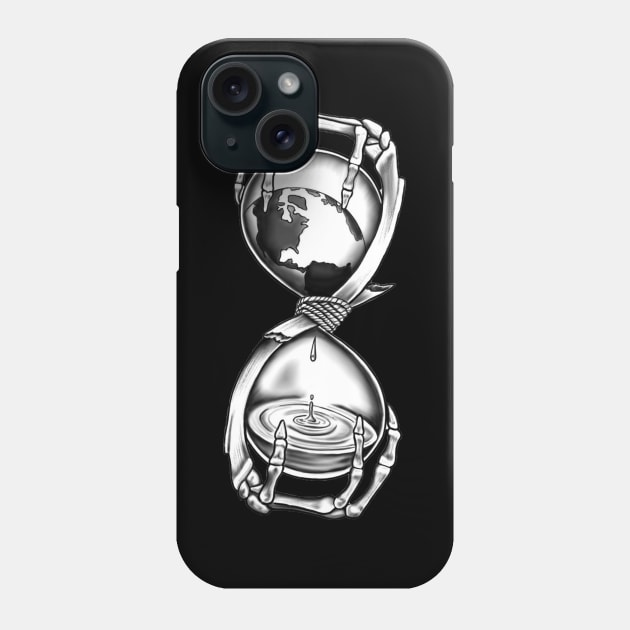 Hour Glass Global Warming Phone Case by Northern Coven Apparel