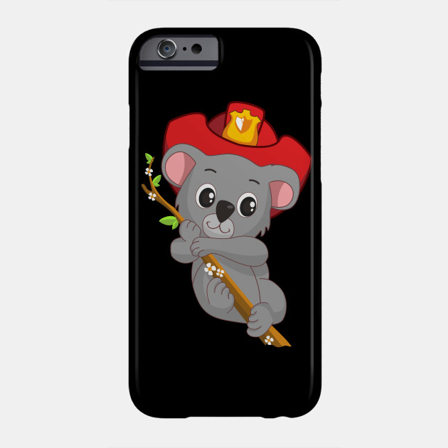 Climbing Koala Firefighter Anime Fireman Phone Case Teepublic
