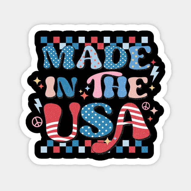 Made in United States 4th July Magnet by The WYLD Tribe