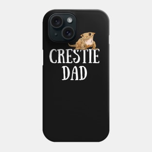 Crested Gecko Dad, Crested Gecko Guy, Gecko Lover Phone Case
