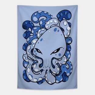 Octopus Squid Kraken Cthulhu Sea Creature - Little Boy Blue Tapestry