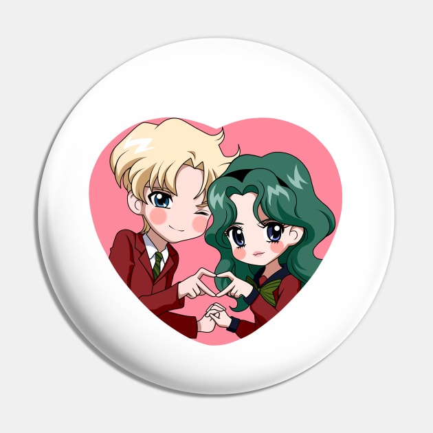 Haruka x Michiru Pin by MaJoShoujo